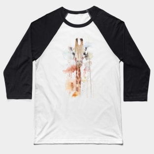 Portrait of a Giraffe Baseball T-Shirt